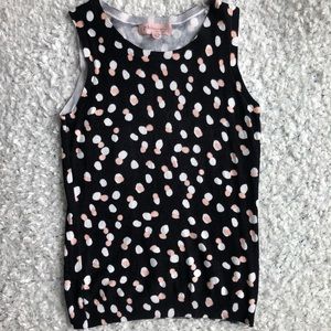 Philosophy Polka Dot Sleeveless Top